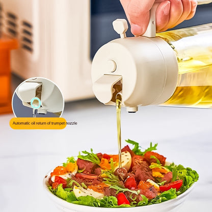 Alluxess 2-in-1 Oil Sprayer Bottle – Spray & Pour Control for Healthier Meals
