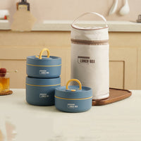 Blue Set – 3 Pieces (2 Small + 1 Large) + FREE Thermos Bag