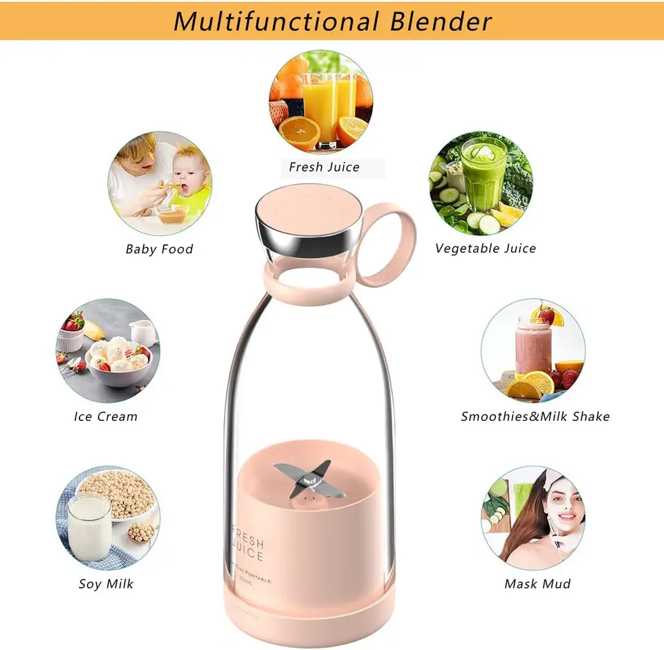 Alluxess Pulse-Lite Portable Blender