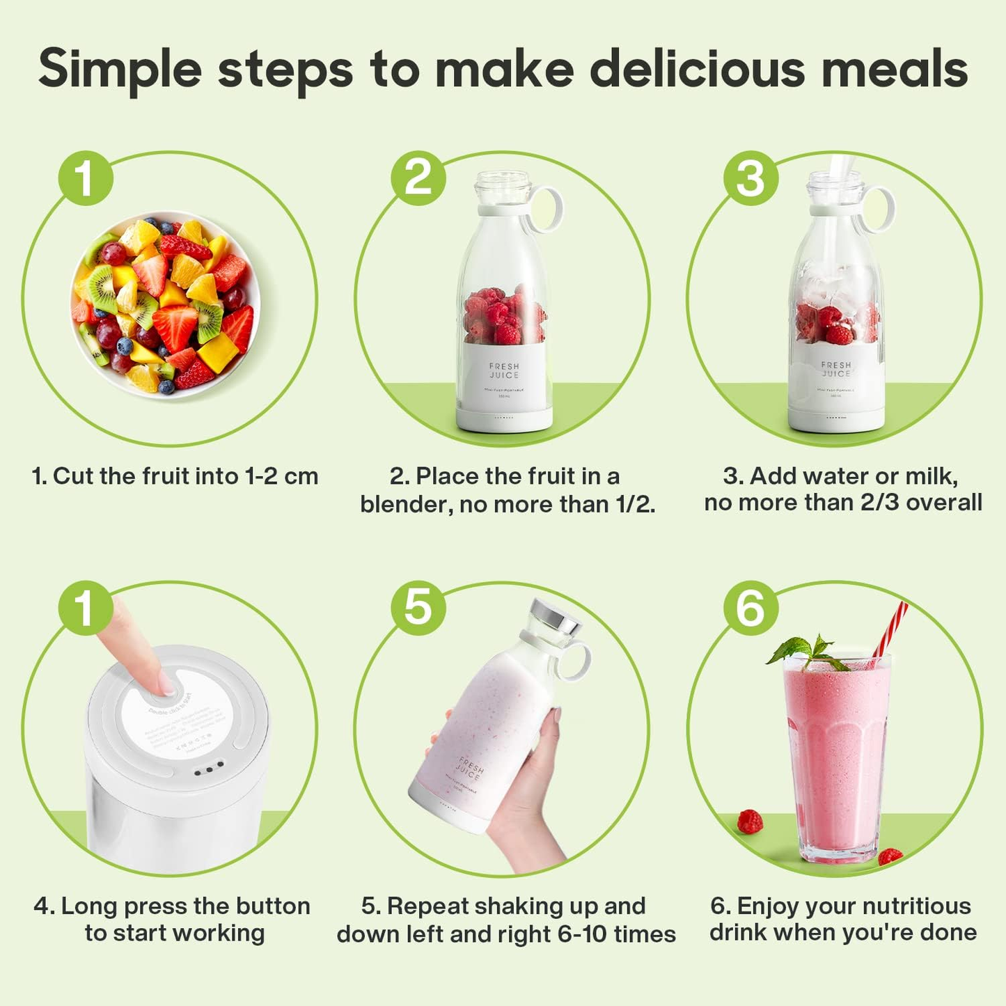 Alluxess Pulse-Lite Portable Blender