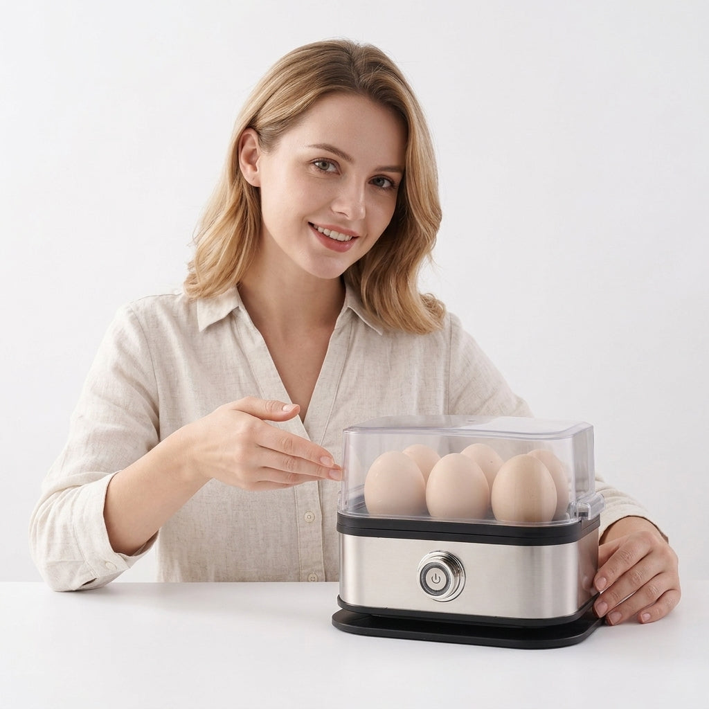 Alluxess Express Egg Boiler – Perfect Breakfast, Simplified