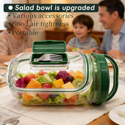 Alluxess Premium Leak-Proof Salad Pod Container