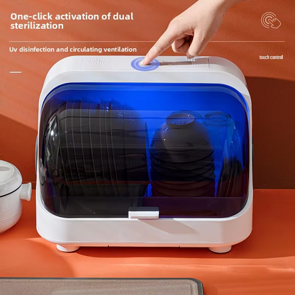 Alluxess™ Premium Tableware Storage Cabinet & Sanitizing Drain Rack