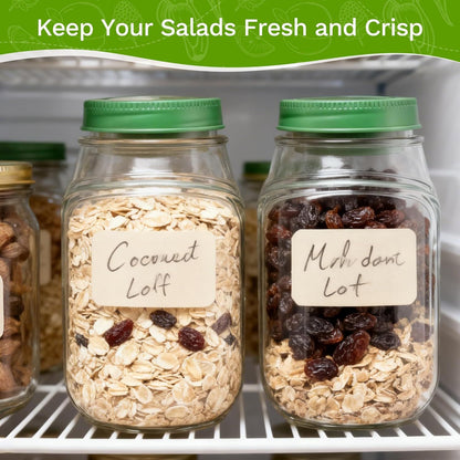 Alluxess Premium Leak-Proof Salad Container With Side Opening For Office, Travel & Outdoors.