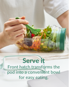 Alluxess Premium Leak-Proof Salad Pod Container