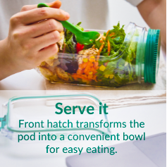 Alluxess Premium Leak-Proof Salad Pod Container