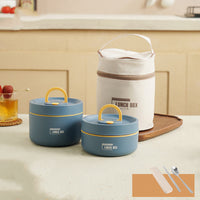 Blue Set – 2 Pieces (1 Small + 1 Large) + FREE Thermos Bag